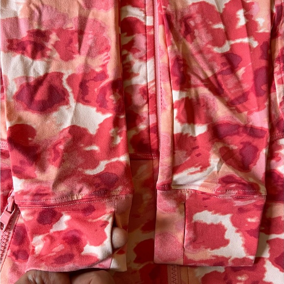 NWOT TA Tracy Anderson G.I.L.I. Zip Up Pink Leopard Jacket - Picture 6 of 8